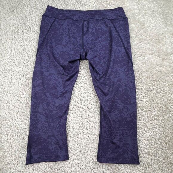 The North Face Pulse Capri Legging Blue Print - Picture 2 of 7